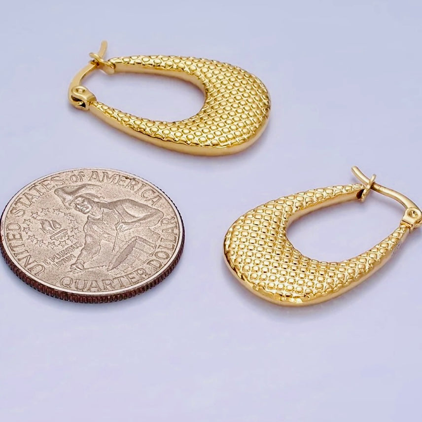 U-Shaped Latch Hoop