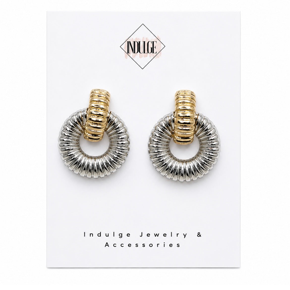 Gemini Hoop Earrings