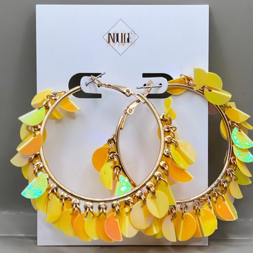 Island Escape Hoop Earrings