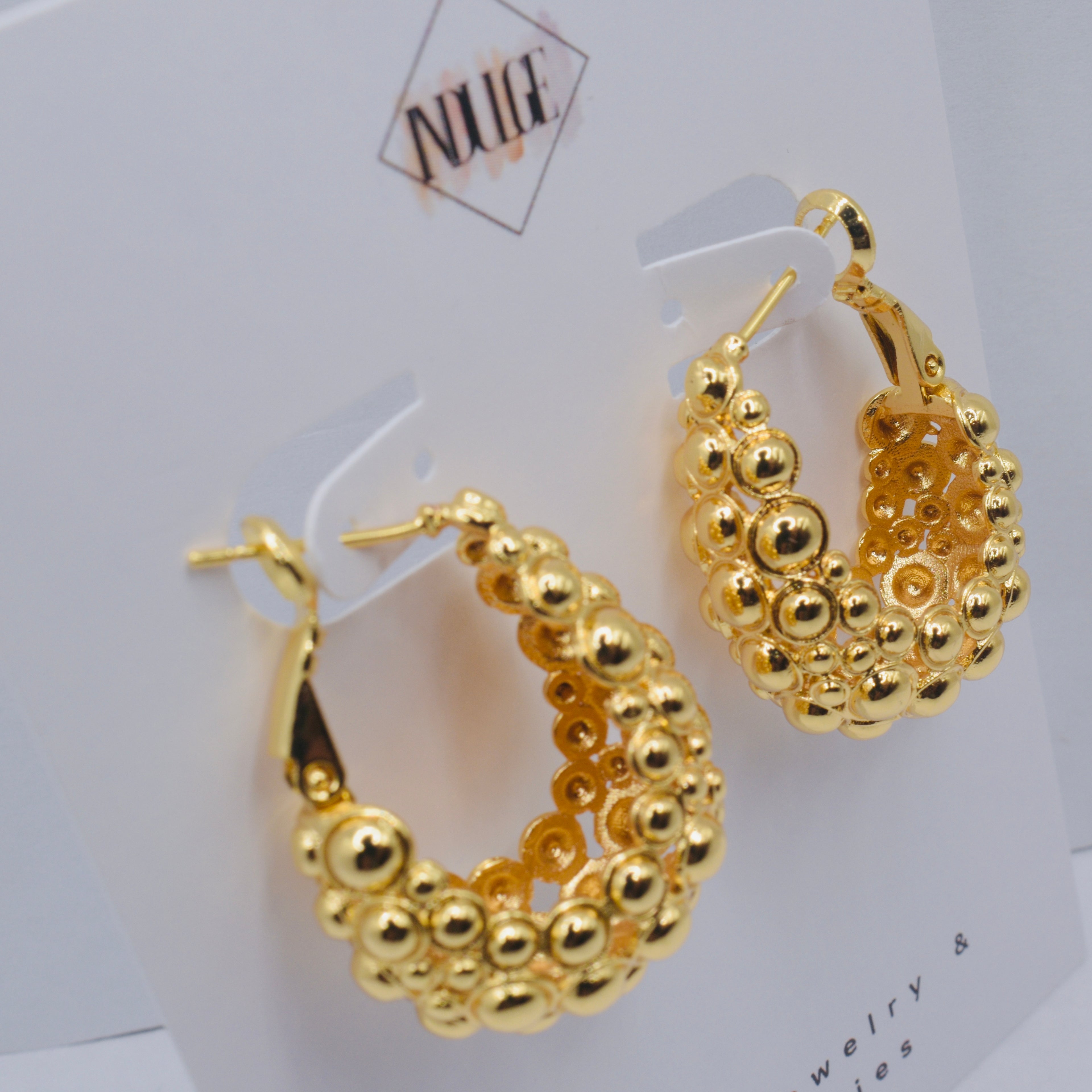 Bubble Hoop Earrings