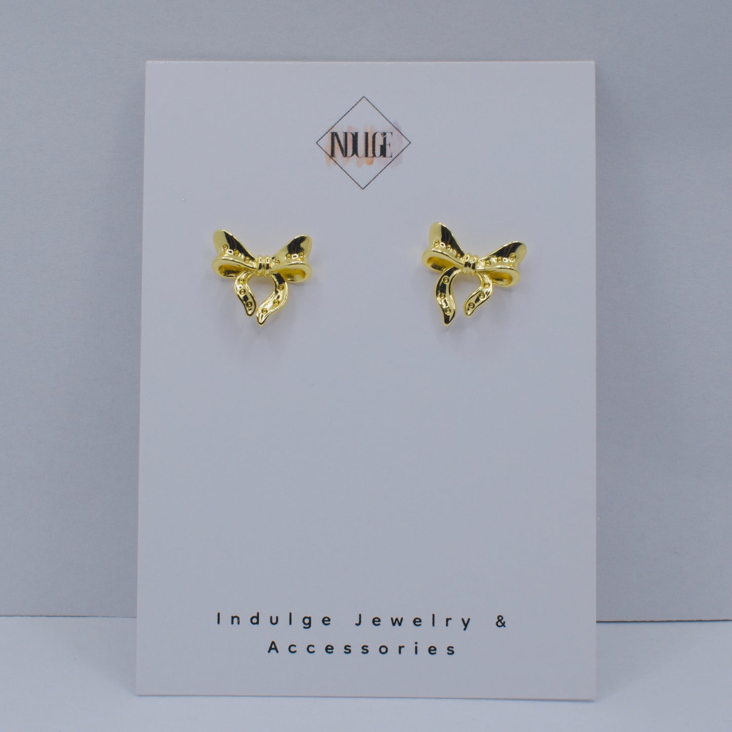 Coquette  Ribbon Stud Earrings
