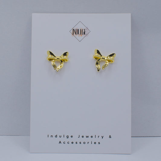 Coquette  Ribbon Stud Earrings