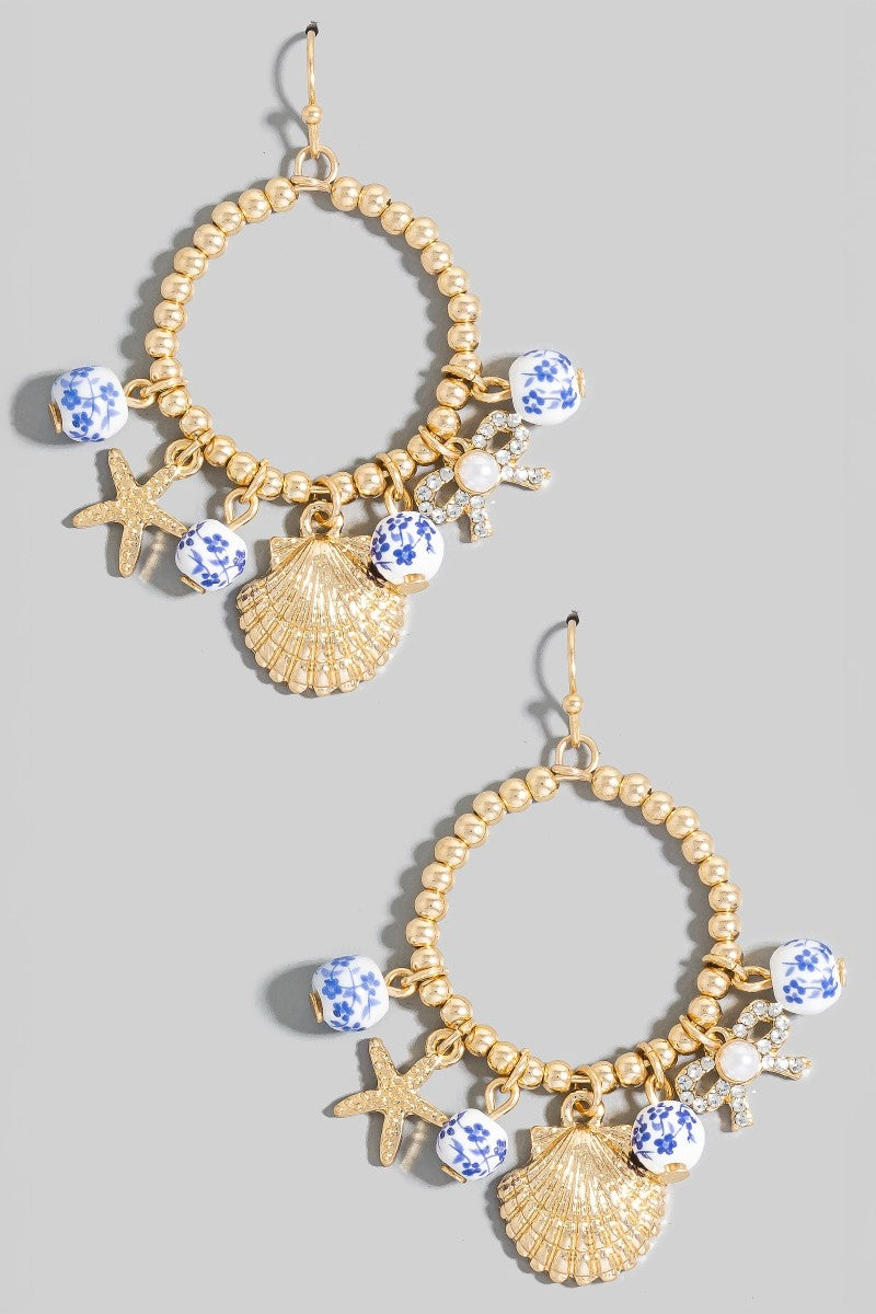 Seaside Bloom Dangle Earrings