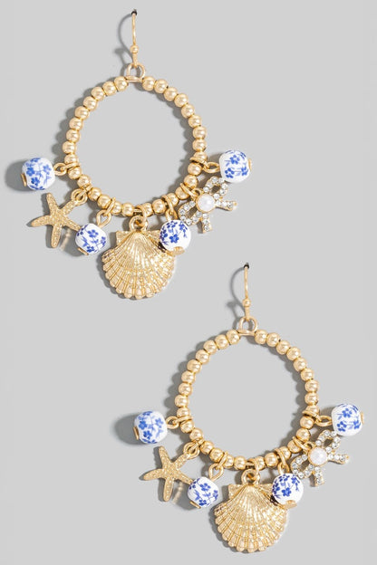 Seaside Bloom Dangle Earrings