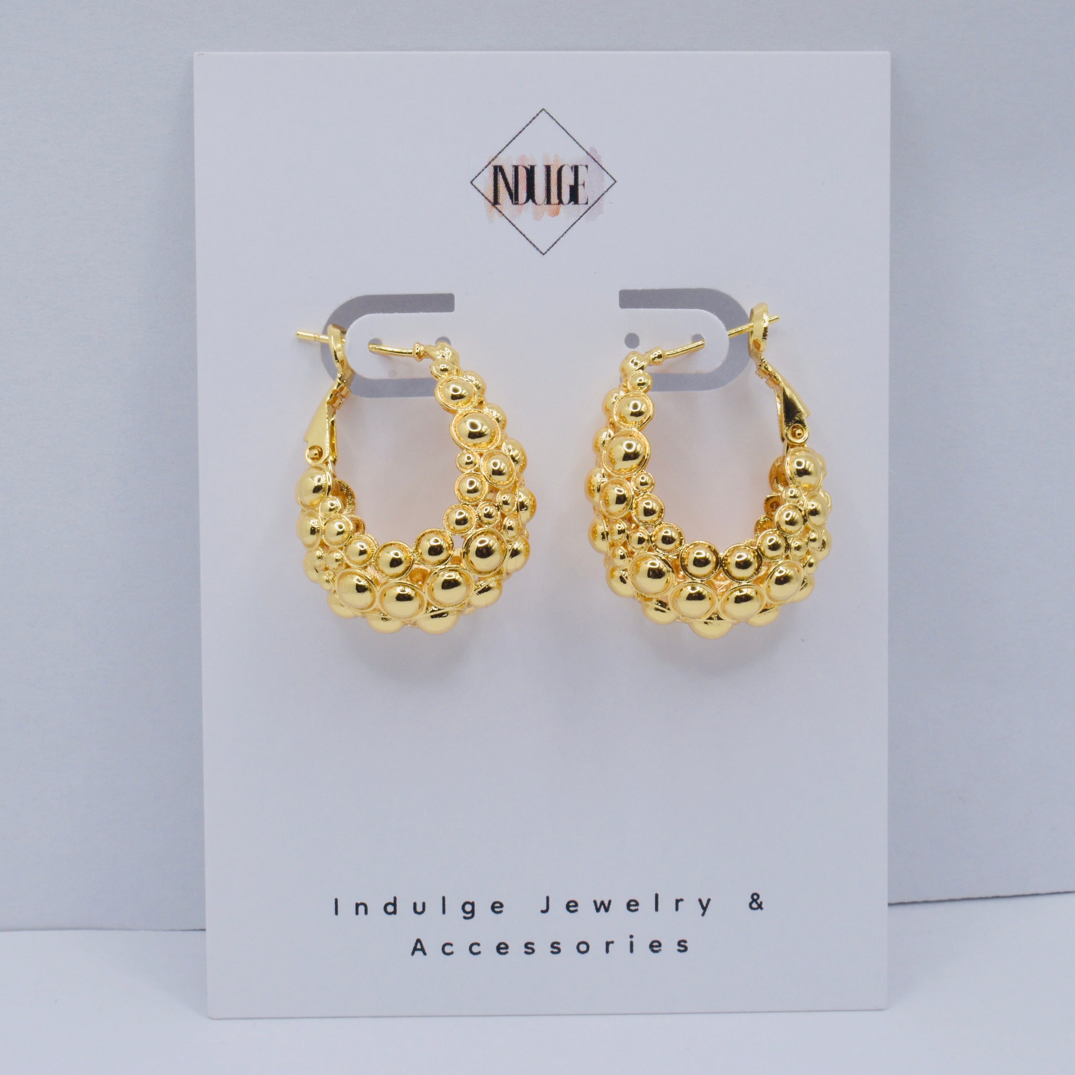 Bubble Hoop Earrings