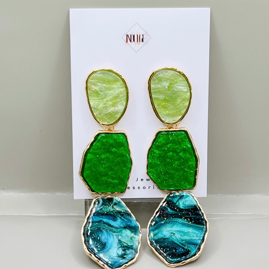 Ocean Drift Statement Earring