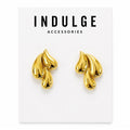 Triple Teardrop Stud Earrings