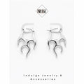 Flame Hoop Earrings