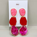 Rosé Mirage Statement Earrings