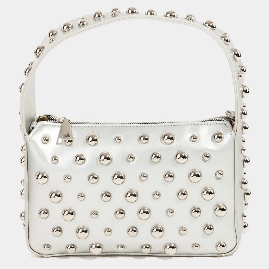 Ball Studded Square Handbag