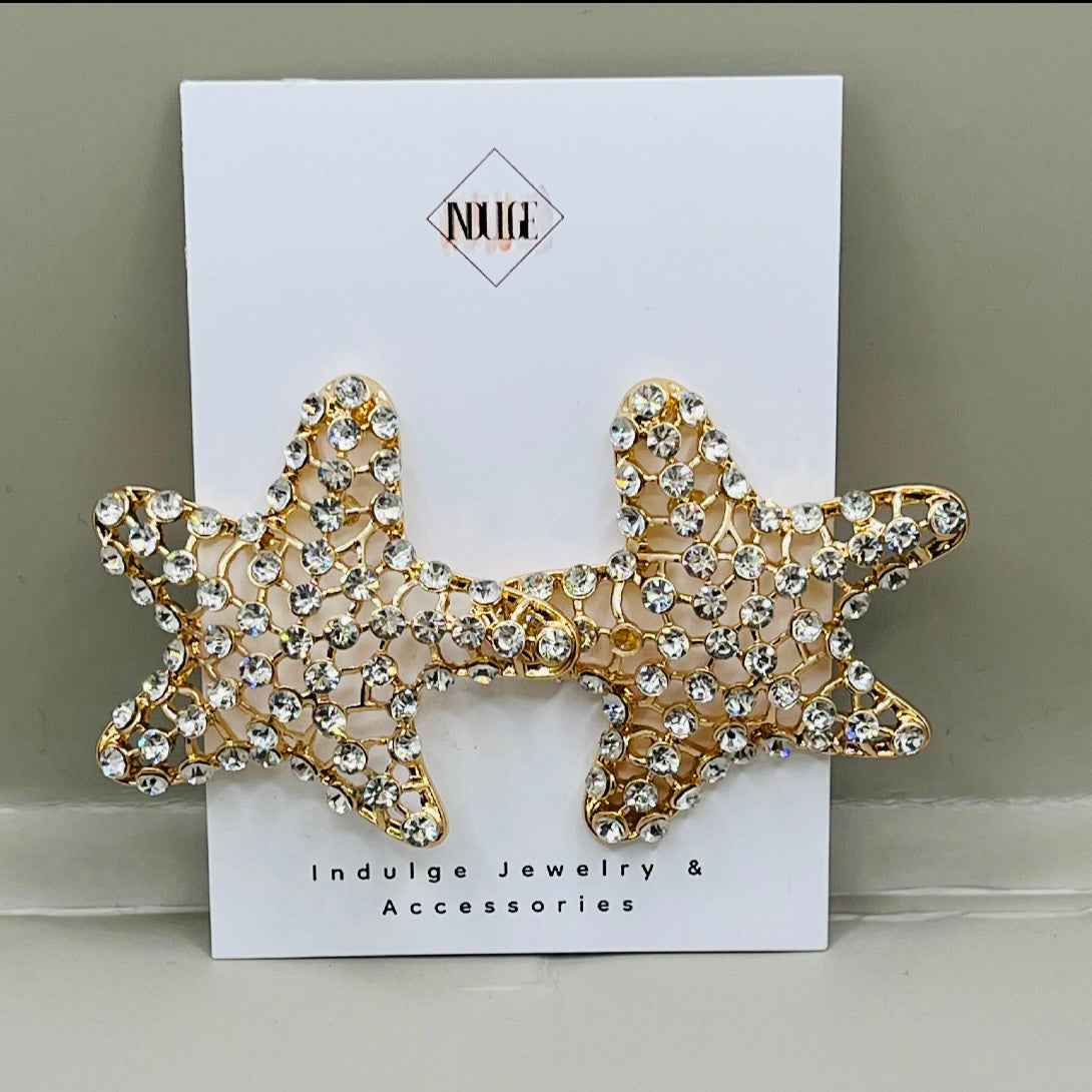 Seaside Sparkle Starfish Studs