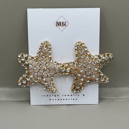 Seaside Sparkle Starfish Studs