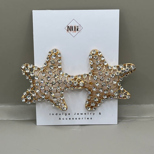 Seaside Sparkle Starfish Studs