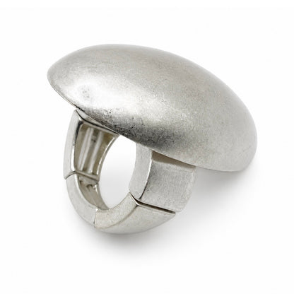 Sculpted Oval Statement Ring