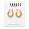 Small Rope Hoops | Gold