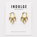Flame Hoop Earrings