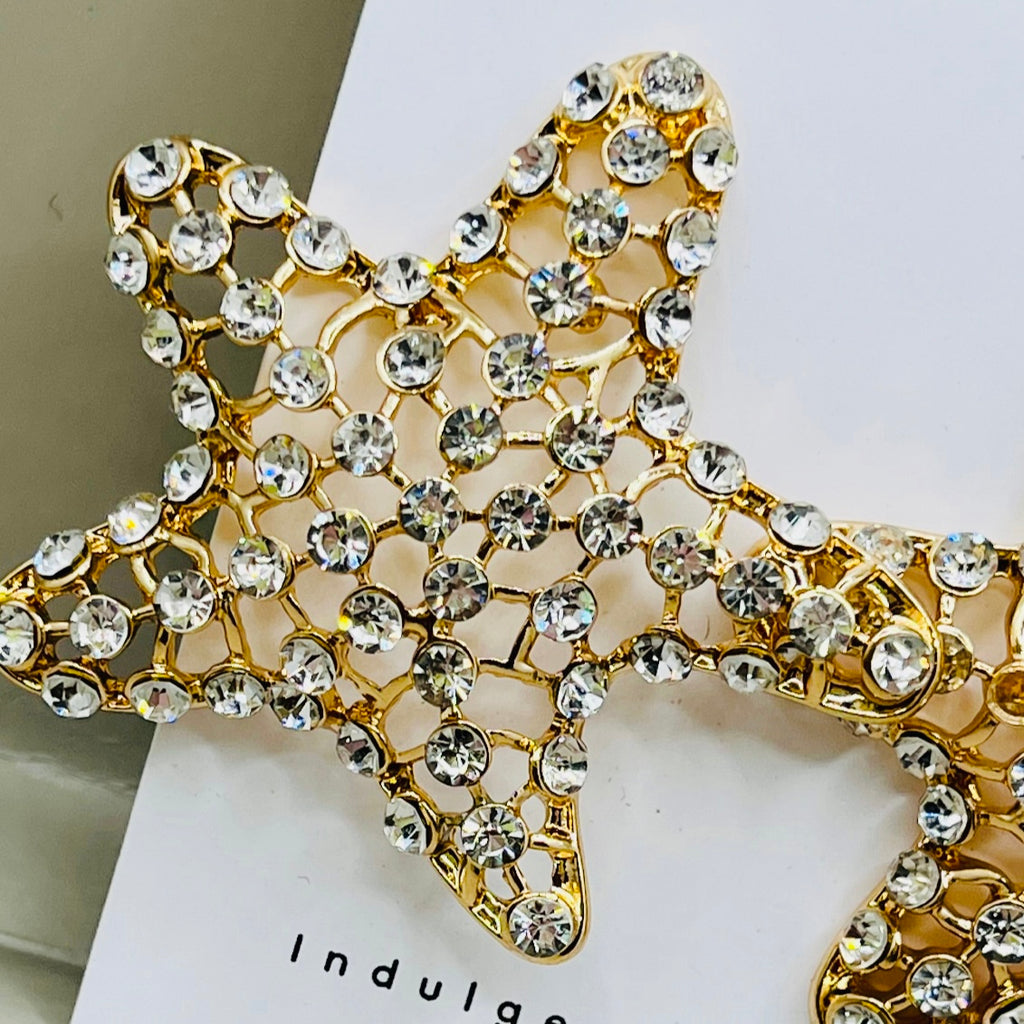 Seaside Sparkle Starfish Studs