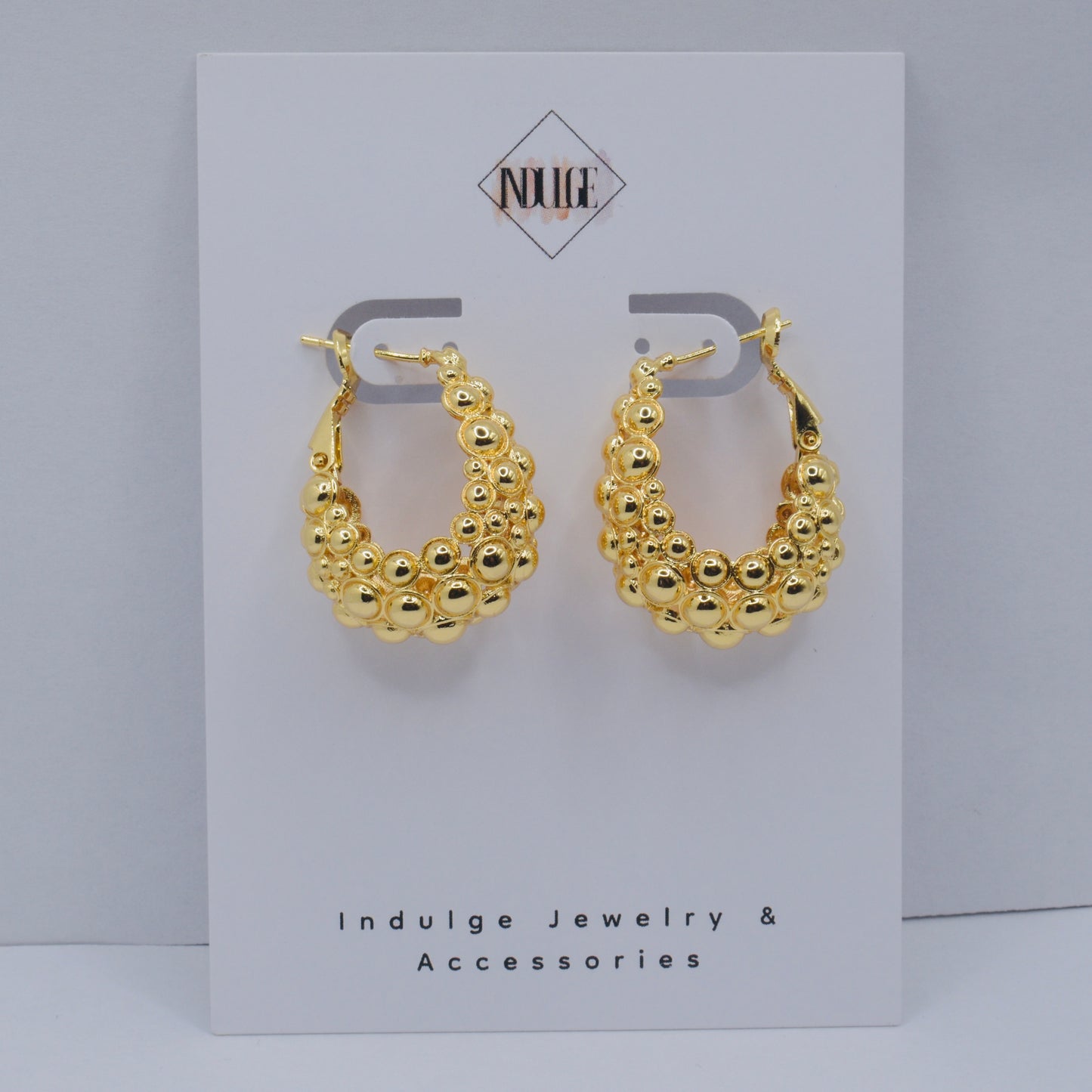Bubble Hoop Earrings