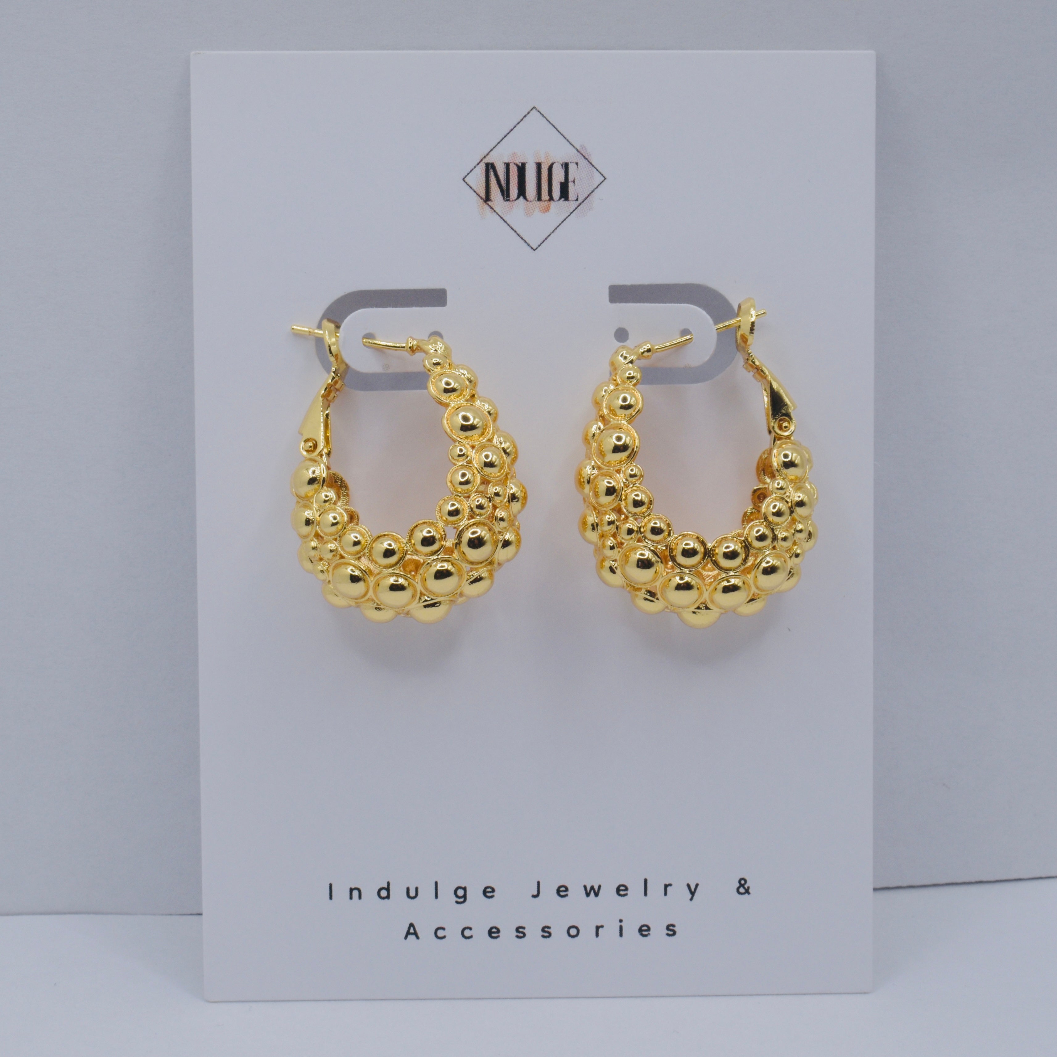 Bubble Hoop Earrings