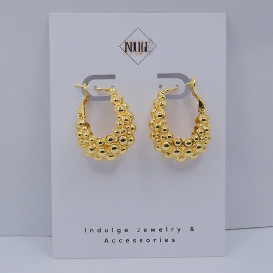 Bubble Hoop Earrings