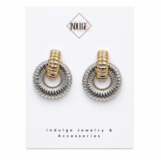 Gemini Hoop Earrings