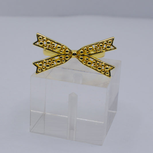 Bubble Ribbon Bow Ring