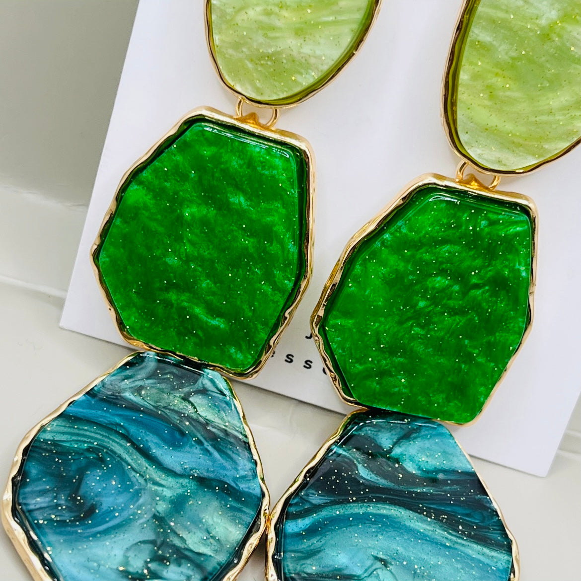 Ocean Drift Statement Earring