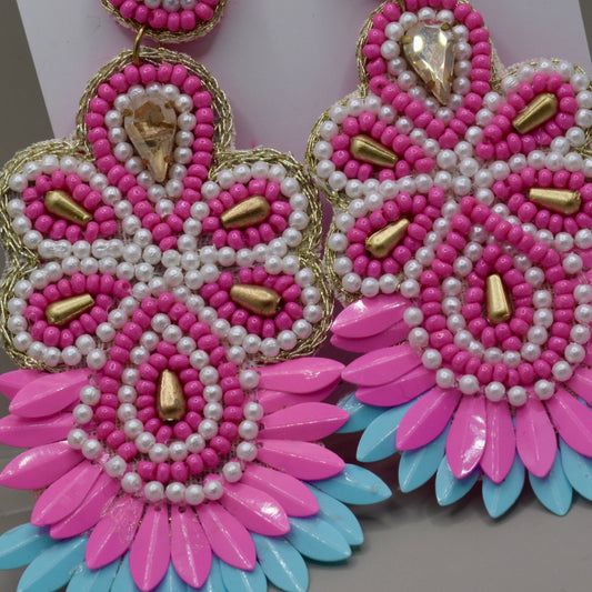 Tropical Paradise Drop Earrings