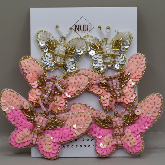 Butterfly Drop Earrings