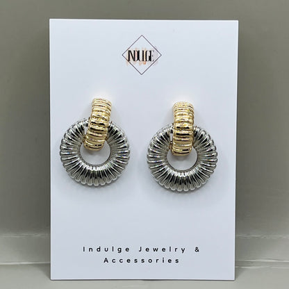 Gemini Hoop Earrings