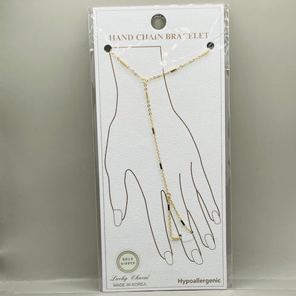 Hand Chain Bracelet | Gold