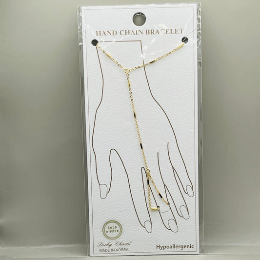 Hand Chain Bracelet | Gold