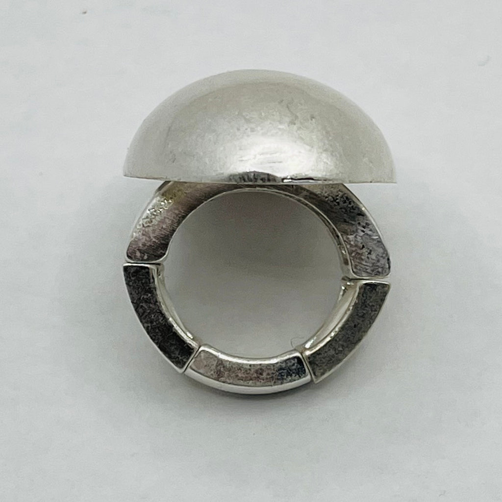 Sculpted Oval Statement Ring