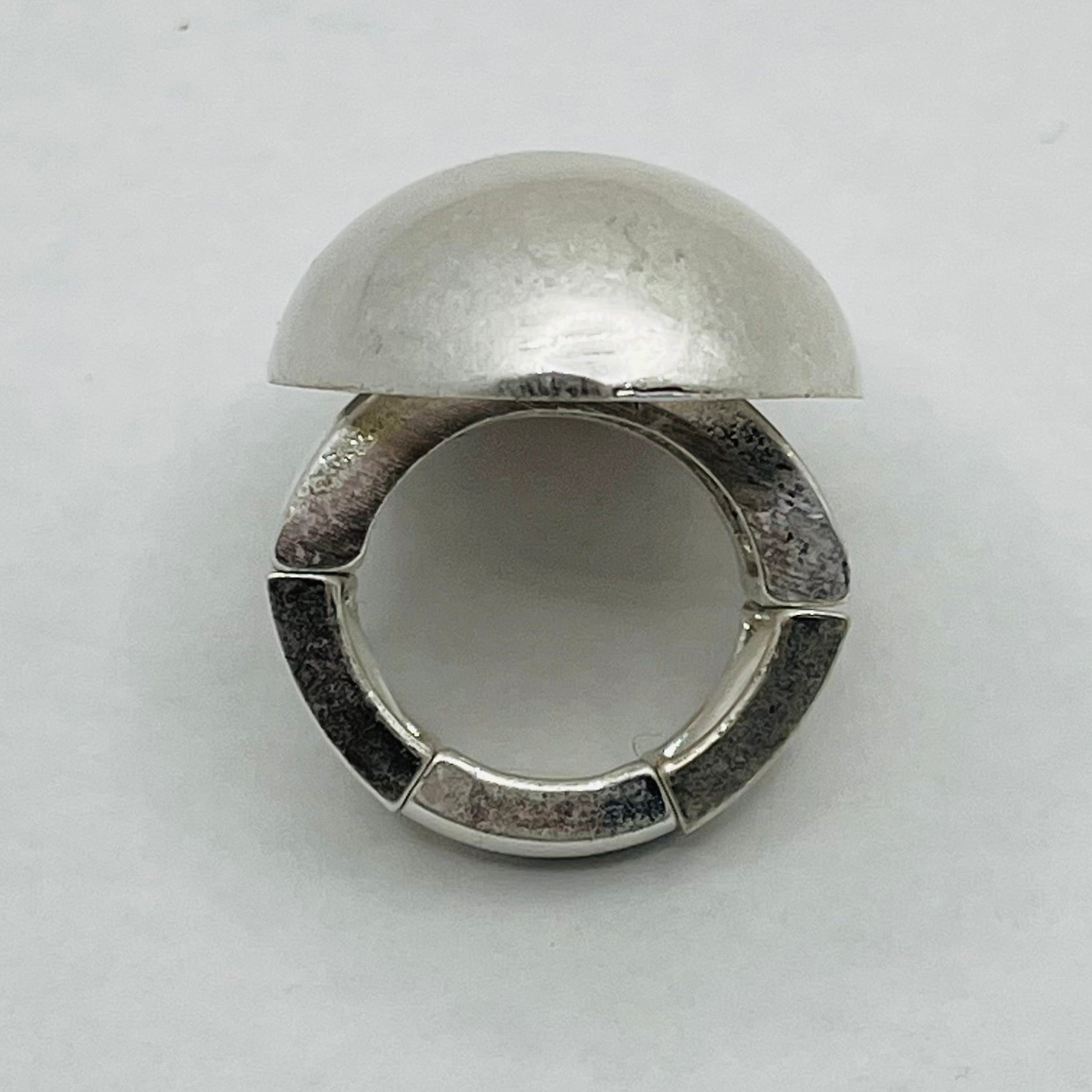 Sculpted Oval Statement Ring