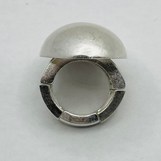 Sculpted Oval Statement Ring