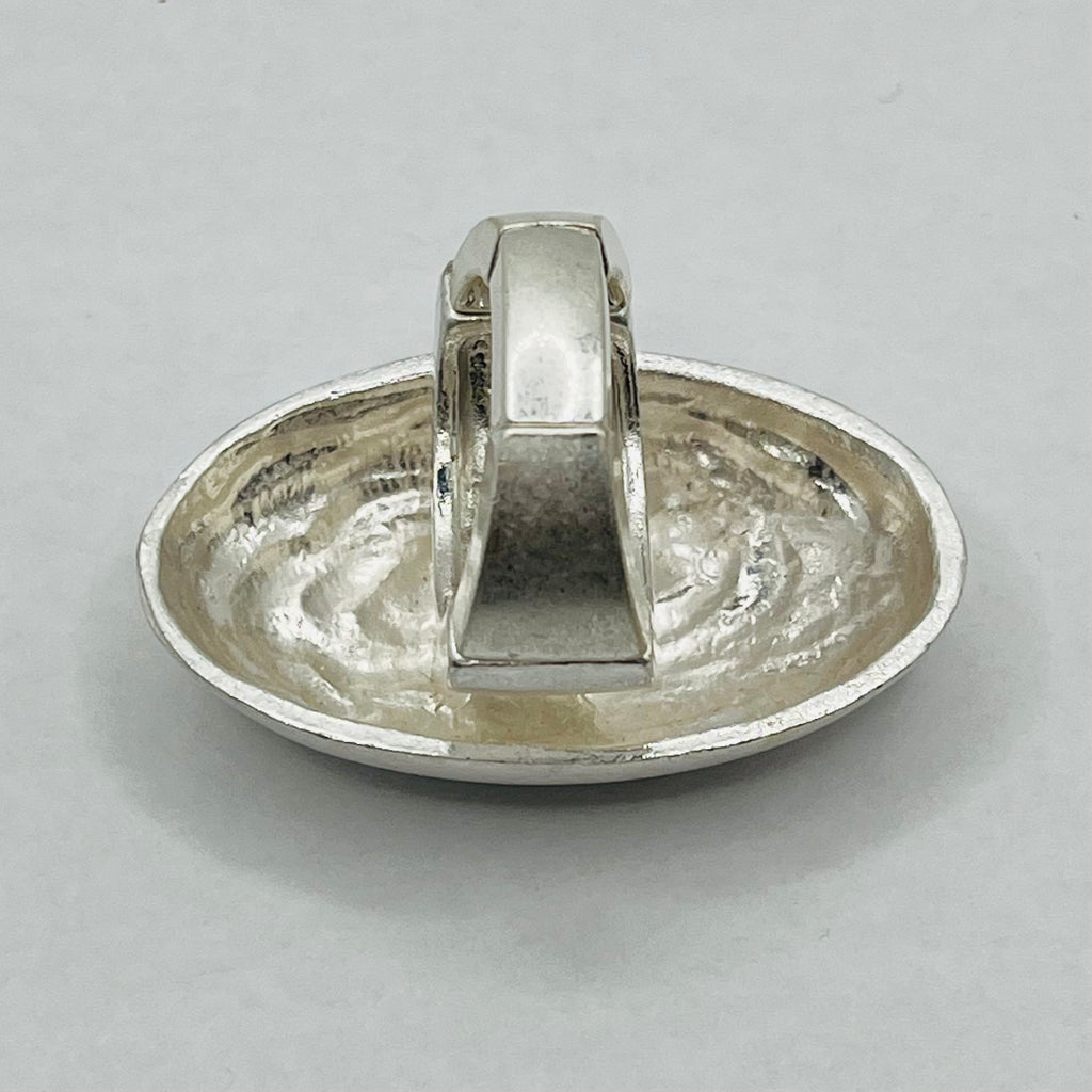 Sculpted Oval Statement Ring