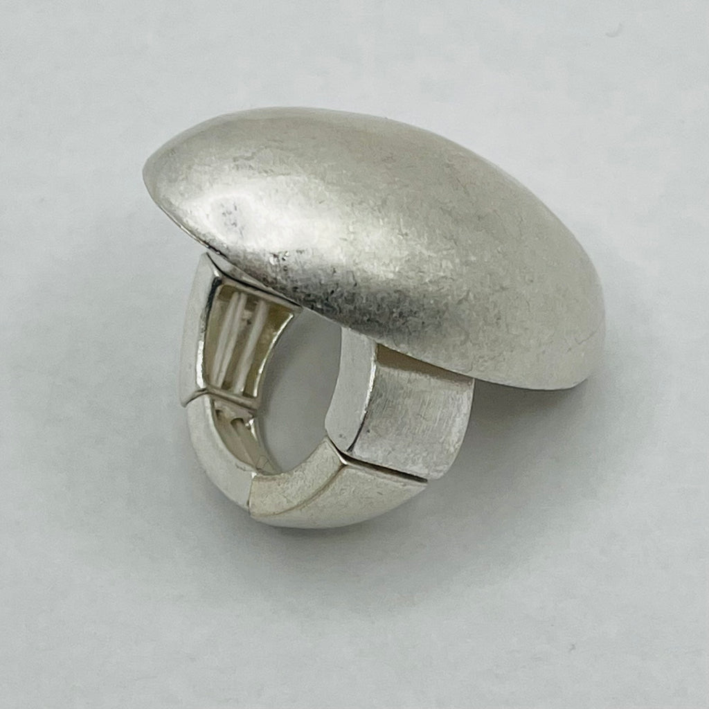 Sculpted Oval Statement Ring
