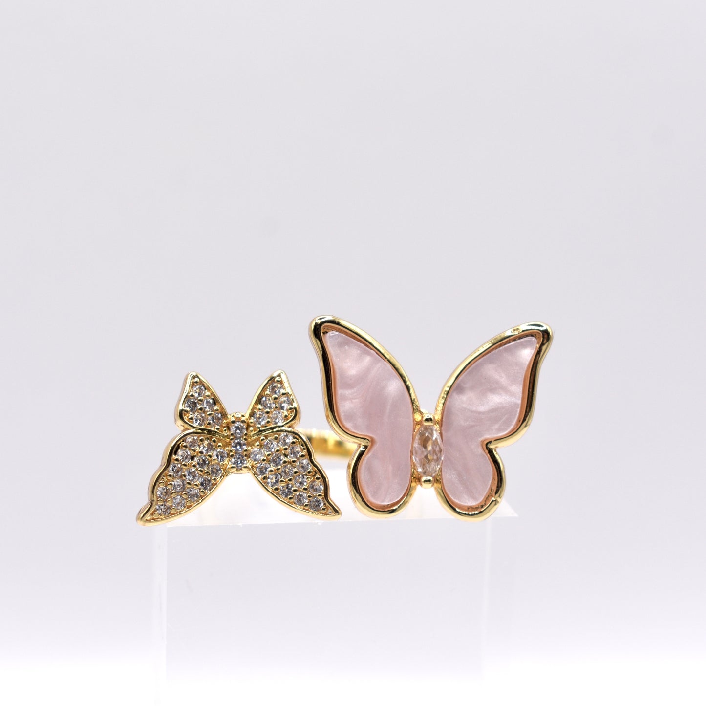 Double Butterfly Ring